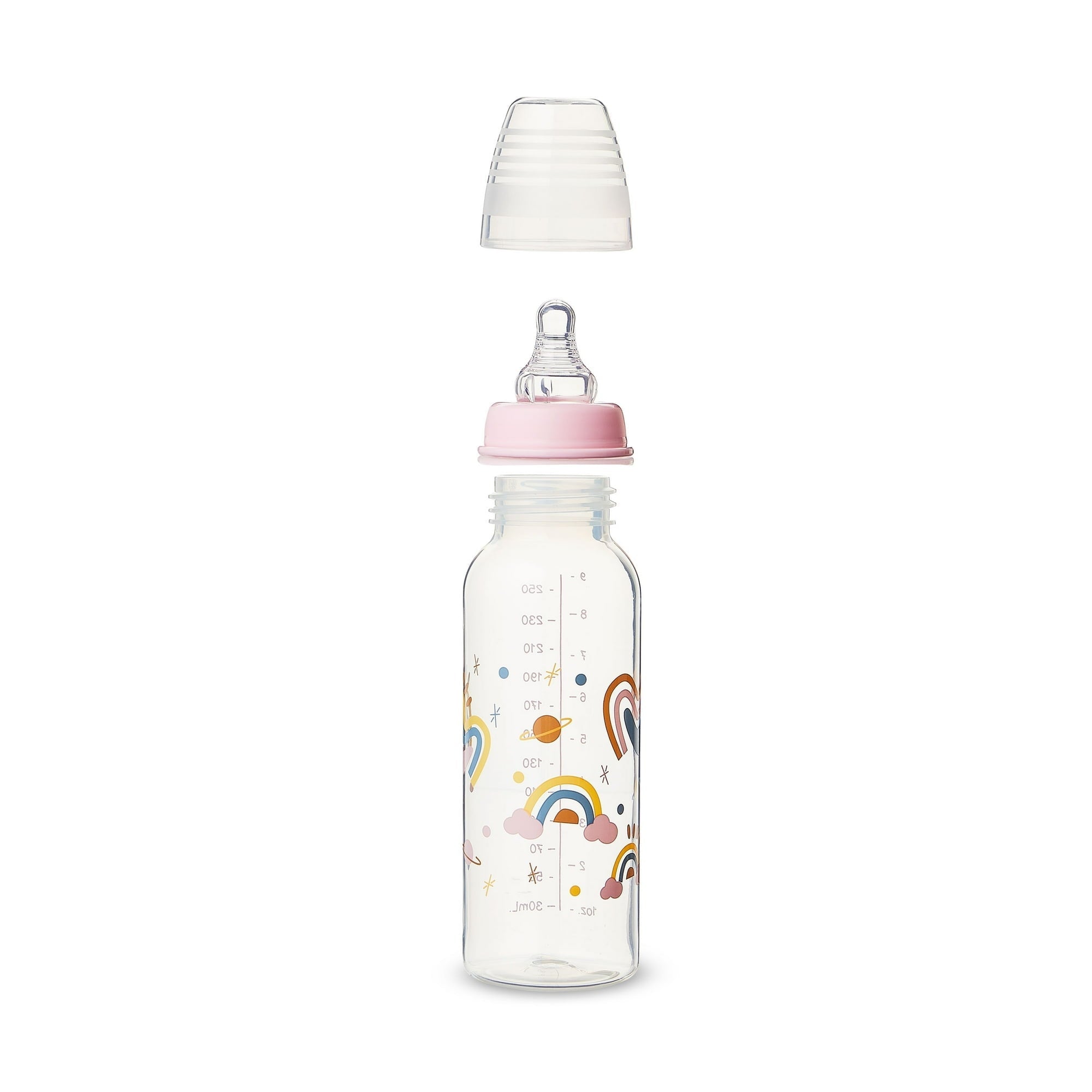 Parent's Choice Standard Neck Bottle, 9 fl oz, Newborn 0+ Months, 3 Pack