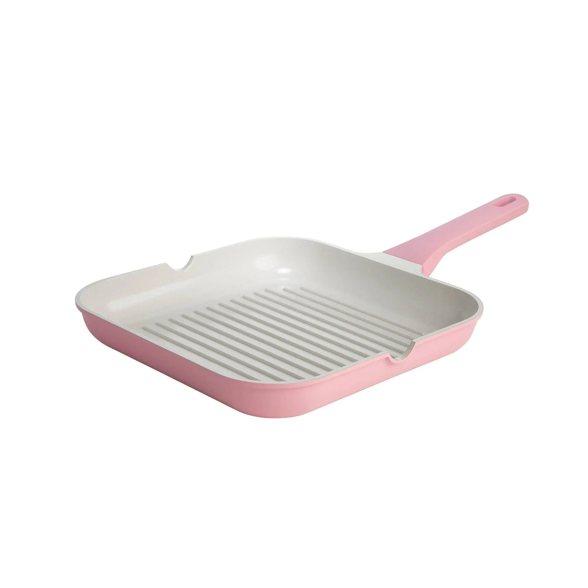 Paris Hilton 11 Inch Ceramic Nonstick Cast Aluminum Grill Pan, Pink