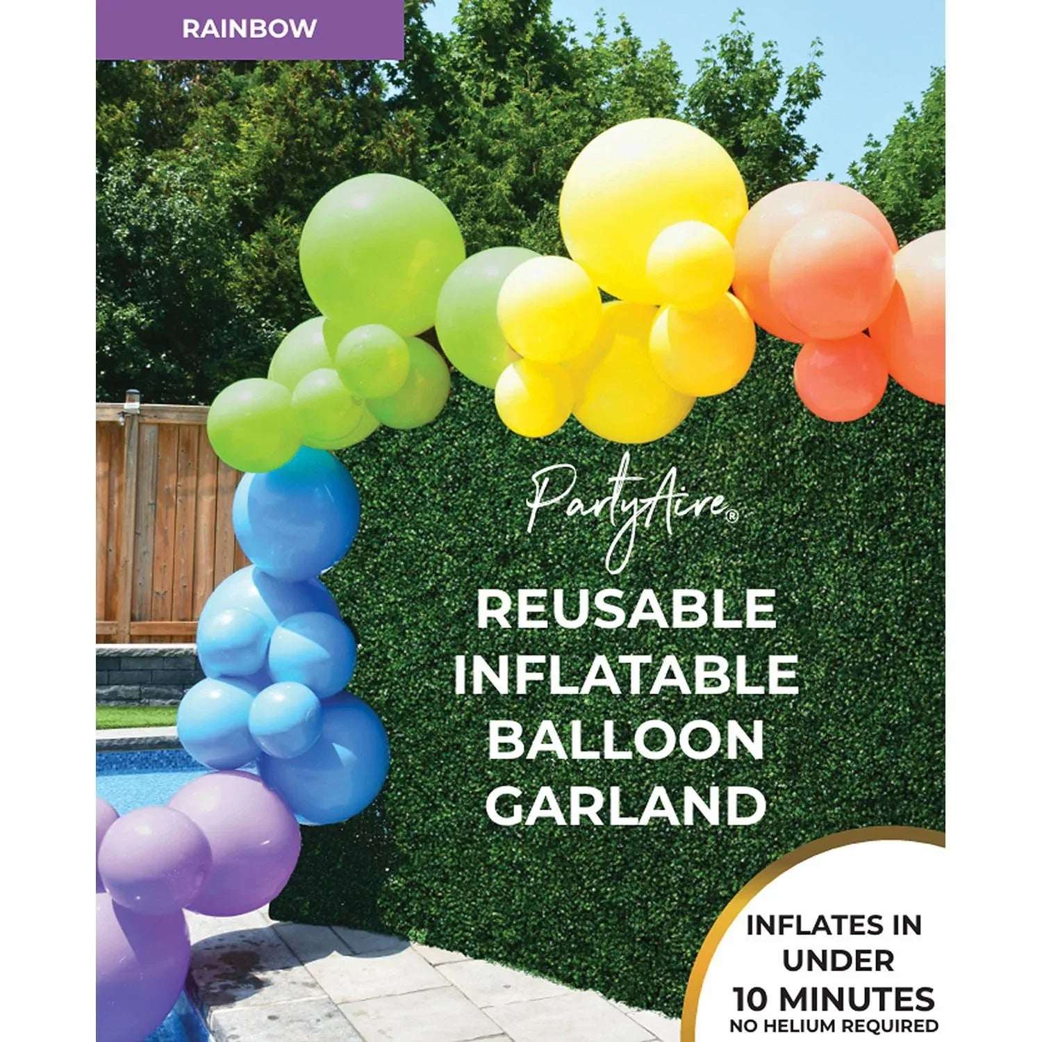 PartyAire 18' Reusable PVC Balloon Arch, 28 pc.