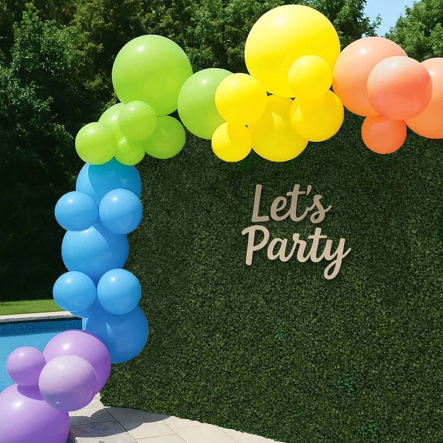 PartyAire 18' Reusable PVC Balloon Arch, 28 pc.