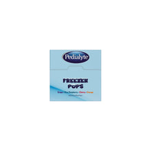 Pedialyte freezer pups carton with Freeze r Pops flavor text and logo