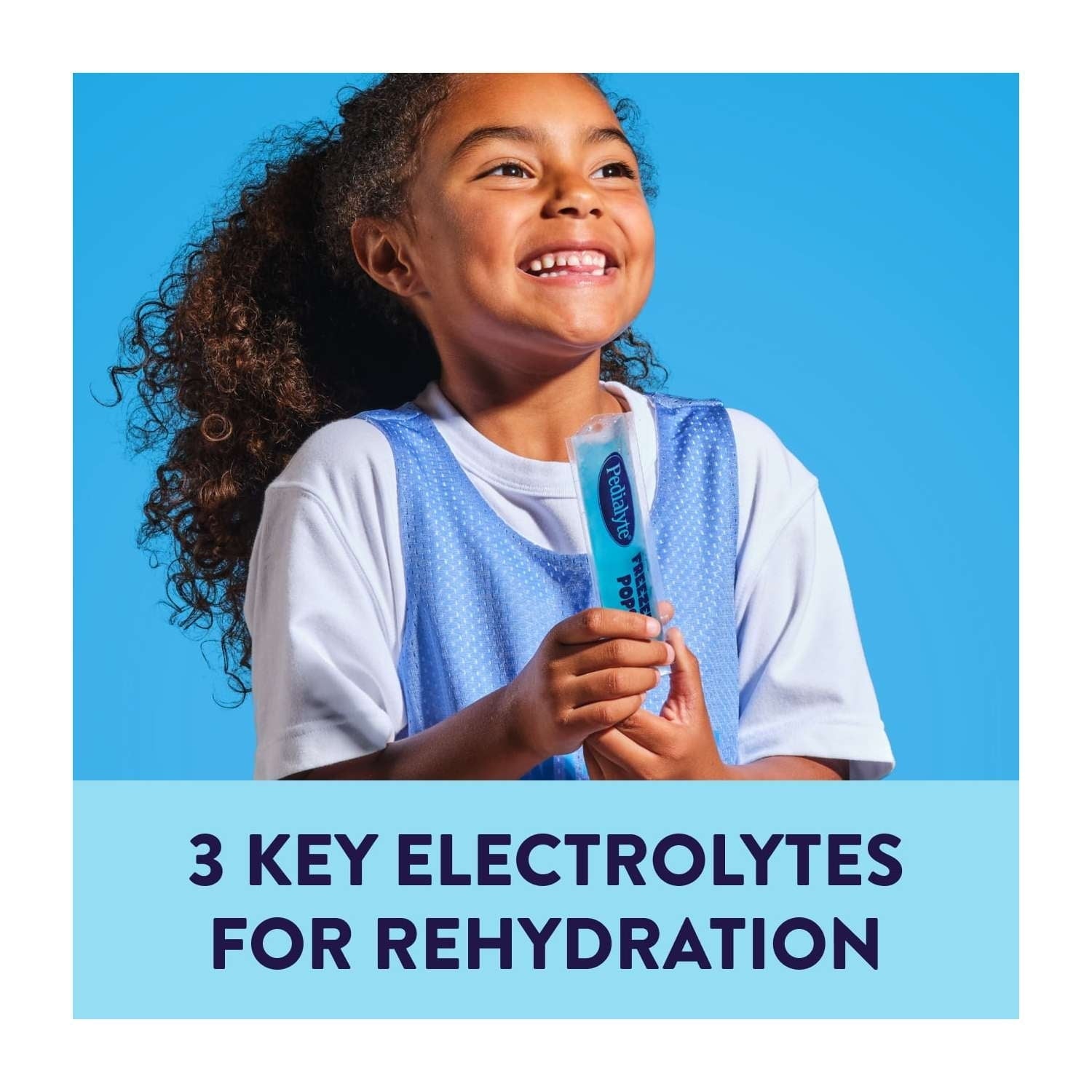 Pedialyte Electrolyte Solution Freezer Pops, Variety Pack, Pack of 64