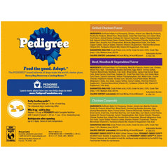 Pedigree Choice Cuts In Gravy Wet Dog Food Chicken Casserole Variety Pack, 3.5 oz Pouches, 18 Count - USA MEGA SHOP