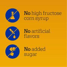 Dog food label icons: no high fructose corn syrup, no artificial flavors, no added sugar