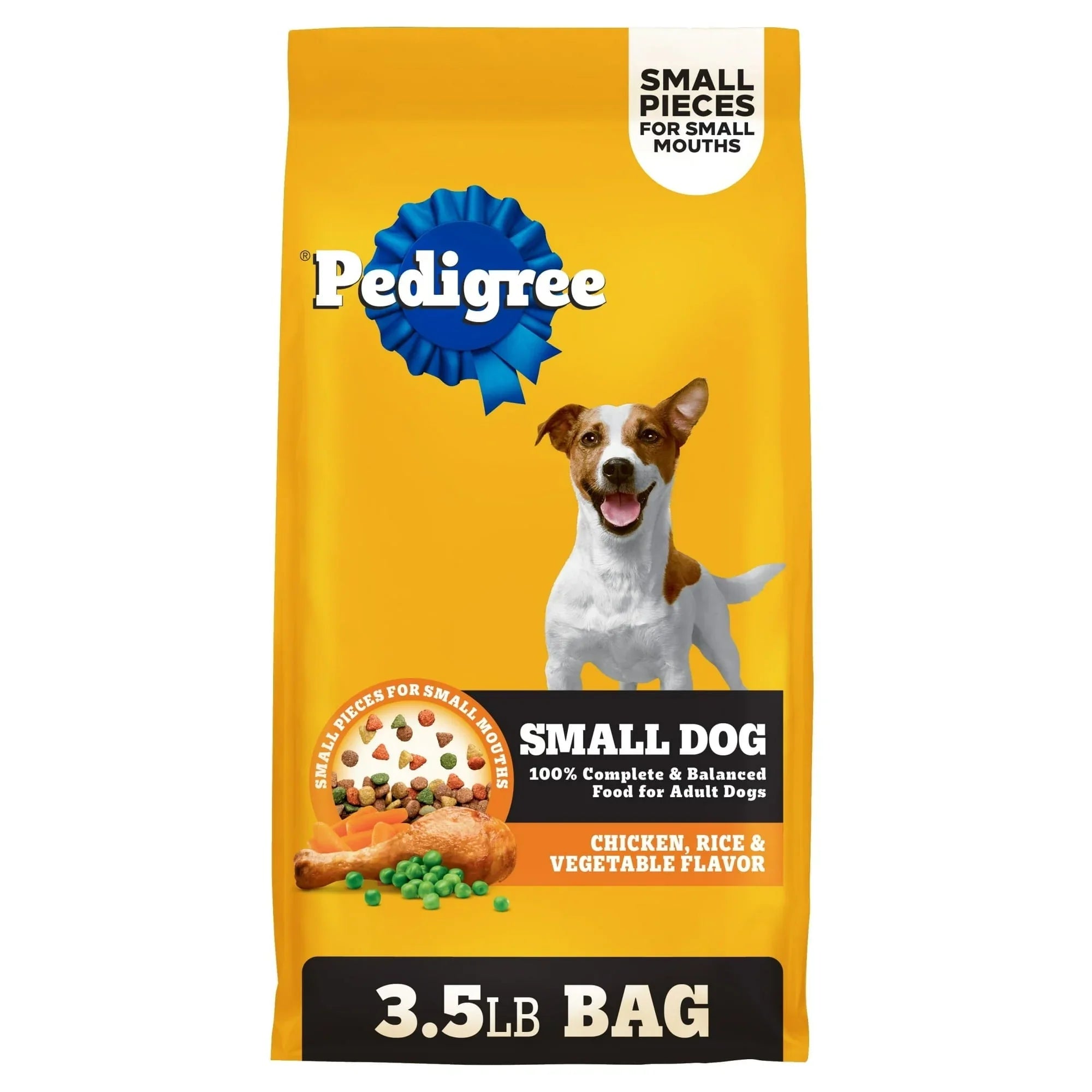 Pedigree Adult Small Dog Dry Dog Food, Roasted Chicken and Vegetable Flavor - USA MEGA SHOP