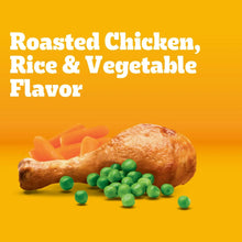 Pedigree roasted chicken, rice & vegetable flavor kibble graphics on dry food bag