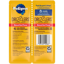 Drizzlers savory sauce twin pouches, Natural Beef flavor, nutrition facts and ingredients