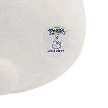 Jumbo white plush bunny back with Peep's x Hello Kitty patch