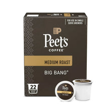 Peet's Big Bang medium roast pod box, 22 count