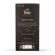 Crema Scura intensity 9 espresso pod box, medium roast pods in 50-count pack