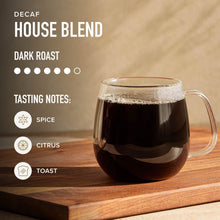 Peet's Coffee Cápsulas Descafeinadas Tostado Oscuro K-Cup, House Blend (75 unidades)