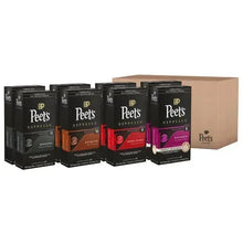 Assorted Peet's Espresso capsule boxes with Nespresso-compatible packs