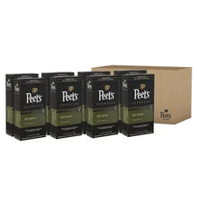 Nespresso-compatible coffee capsule boxes, Big Bang, lined up with outer kraft carton