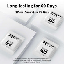 PETKIT N60 odor eliminator refill packs, three white pouches