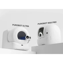 White PETKIT PUROBOT Ultra and PUROBOT Max Pro pet robots