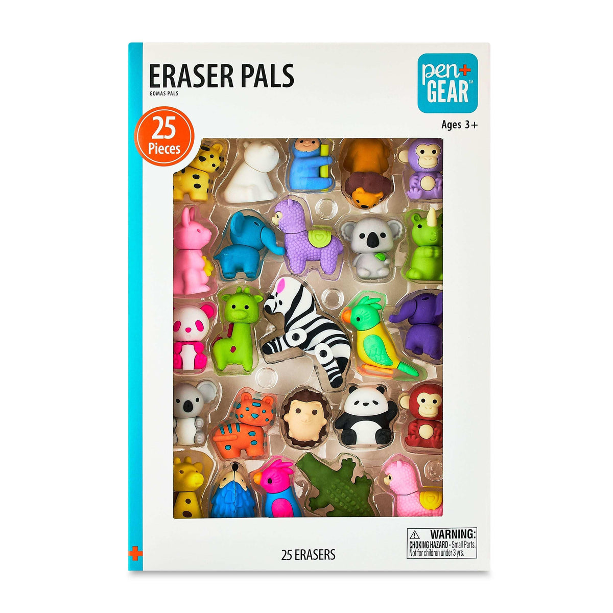 Pen+Gear Eraser Pals, Animals, 25 Count - USA MEGA SHOP
