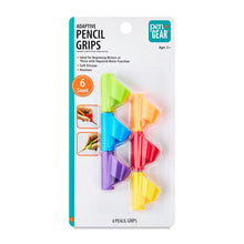 Silicone pencil grips set of 6, multicolor, Pen+Gear blister pack