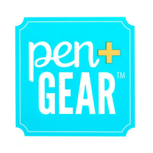 Pen+Gear logo on blue-green label