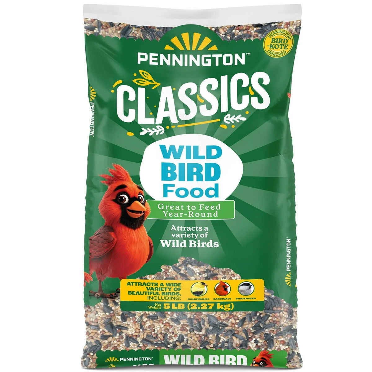 Pennington Classic Dry Wild Bird Feed and Wild Bird Seed, 1 Pack - USA MEGA SHOP