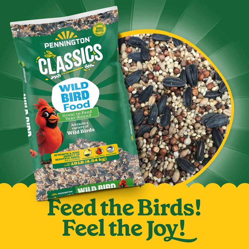 Pennington Classic Dry Wild Bird Feed and Wild Bird Seed, 1 Pack - USA MEGA SHOP