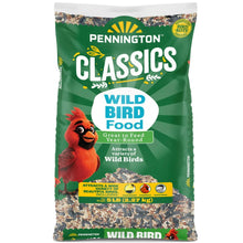 Green Pennington Classics wild bird food bag with red bird graphic and stone seed mix