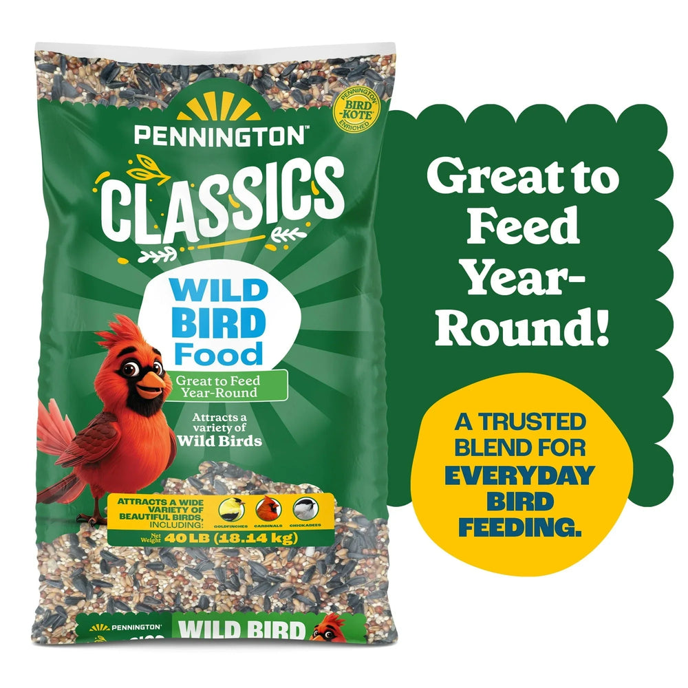 Pennington Classic Dry Wild Bird Feed and Wild Bird Seed, 1 Pack - USA MEGA SHOP