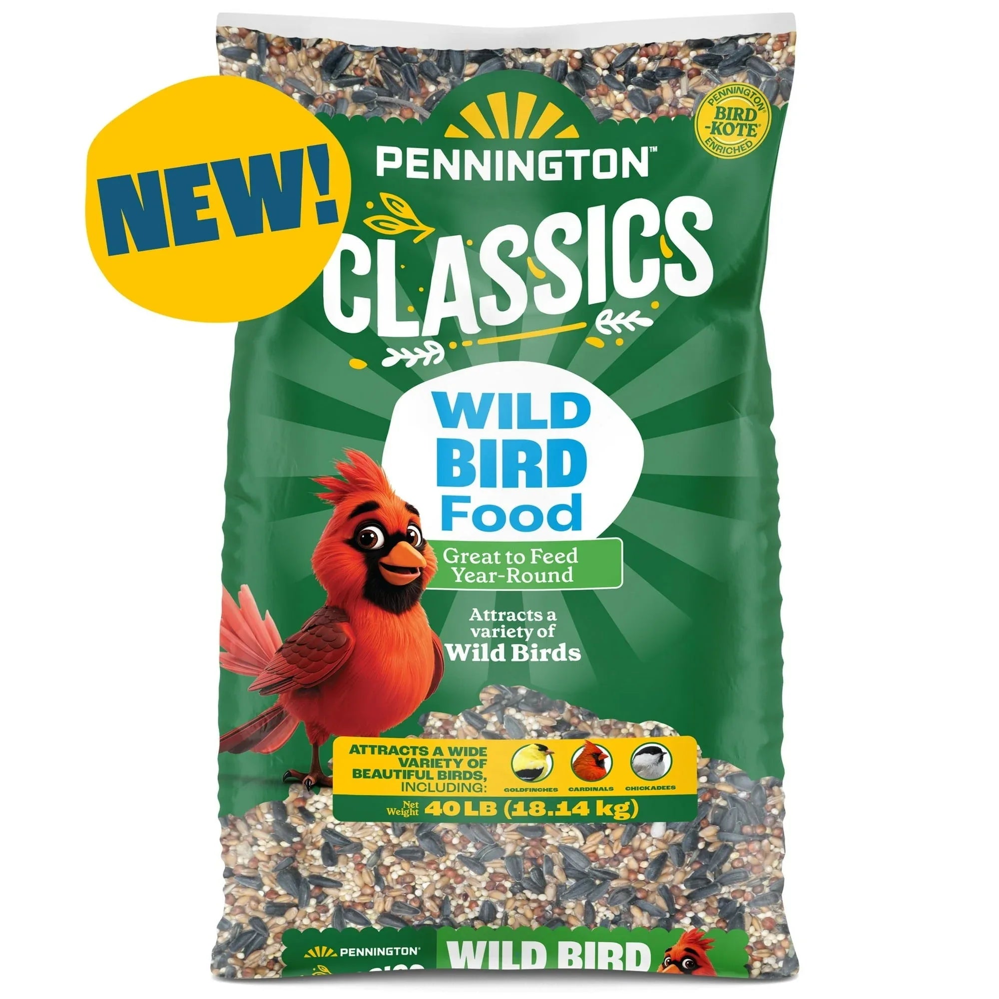 Pennington Classic Dry Wild Bird Feed and Wild Bird Seed, 1 Pack - USA MEGA SHOP