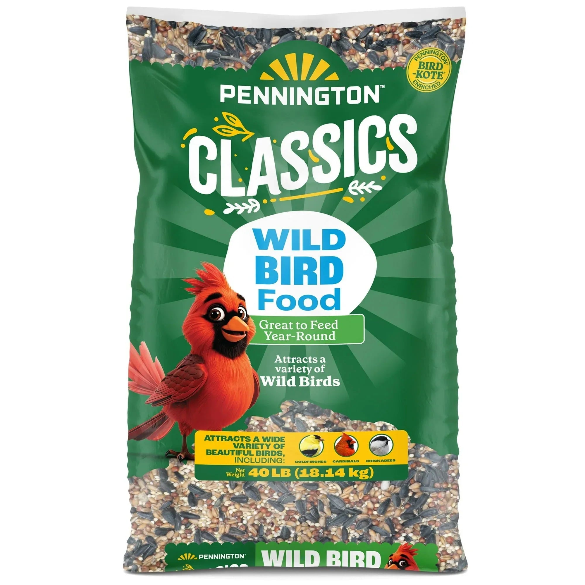 Pennington Classic Dry Wild Bird Feed and Wild Bird Seed, 1 Pack - USA MEGA SHOP
