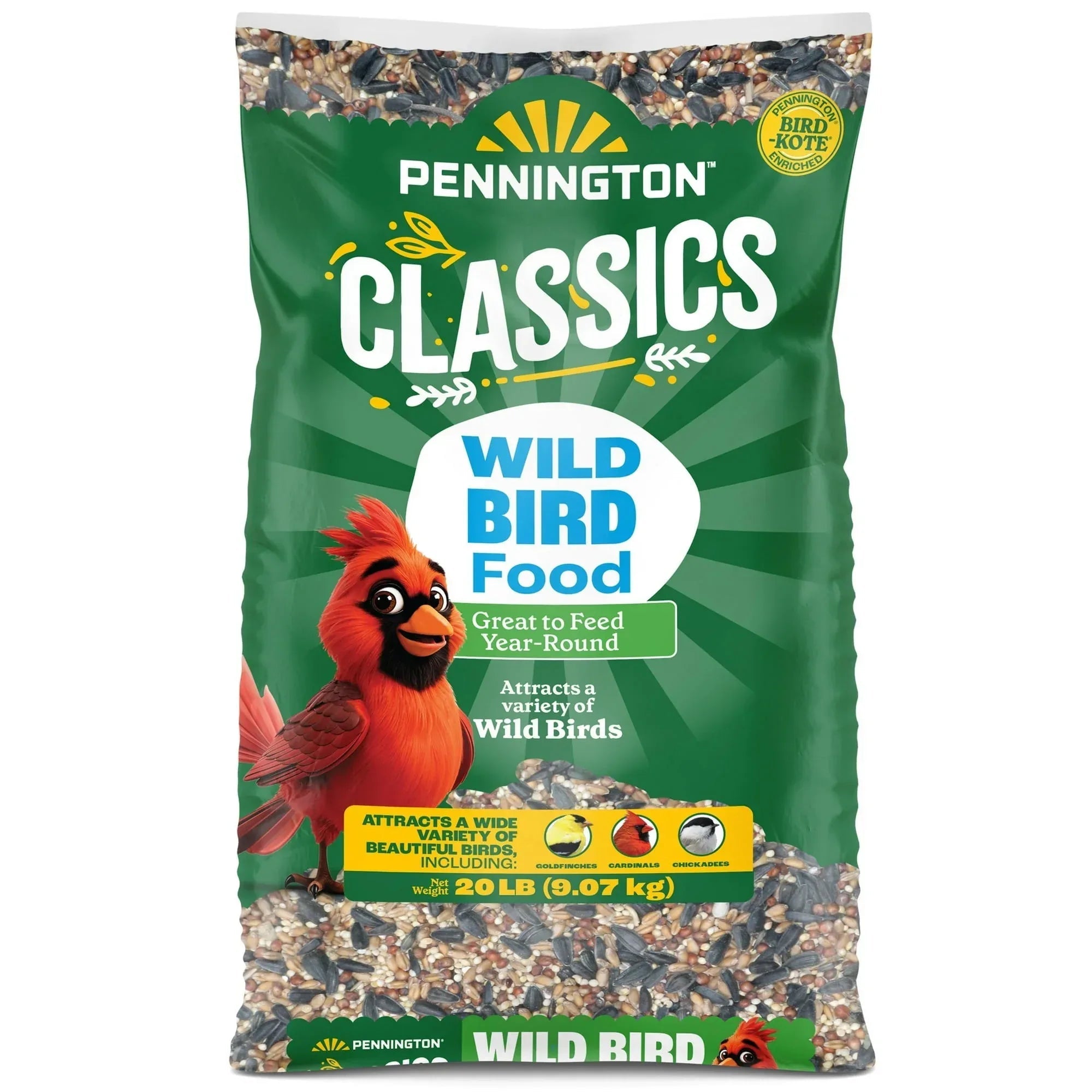 Pennington Classic Dry Wild Bird Feed and Wild Bird Seed, 1 Pack