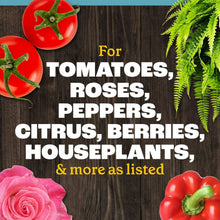 Garden crops graphic for Pennington Epsom Salt, featuring tomatoes and roses