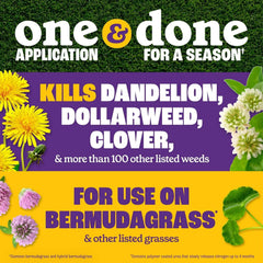 Pennington Full Season Southern Weed and Feed with Crabgrass Control, 25-0-14 Fertilizer, 25.6 lb., 8M Coverage