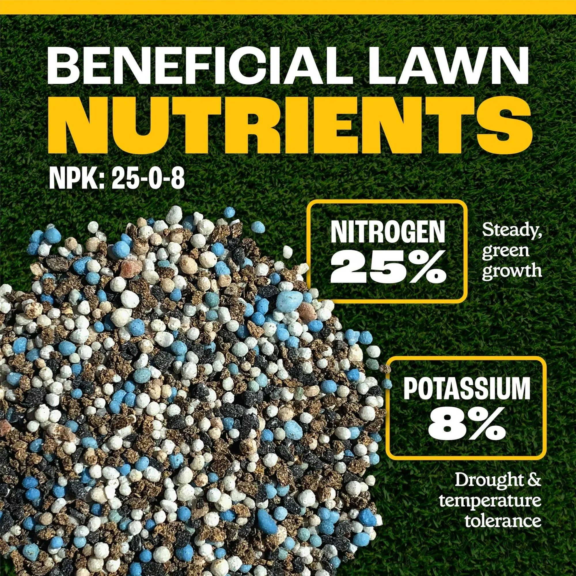Pennington Full Season Weed and Feed Plus Crabgrass Control Lawn Food 25-0-8 Fertilizer