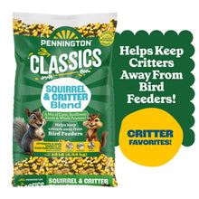 Pennington Classics squirrel & critter blend wildlife food bag with critter favorites callout