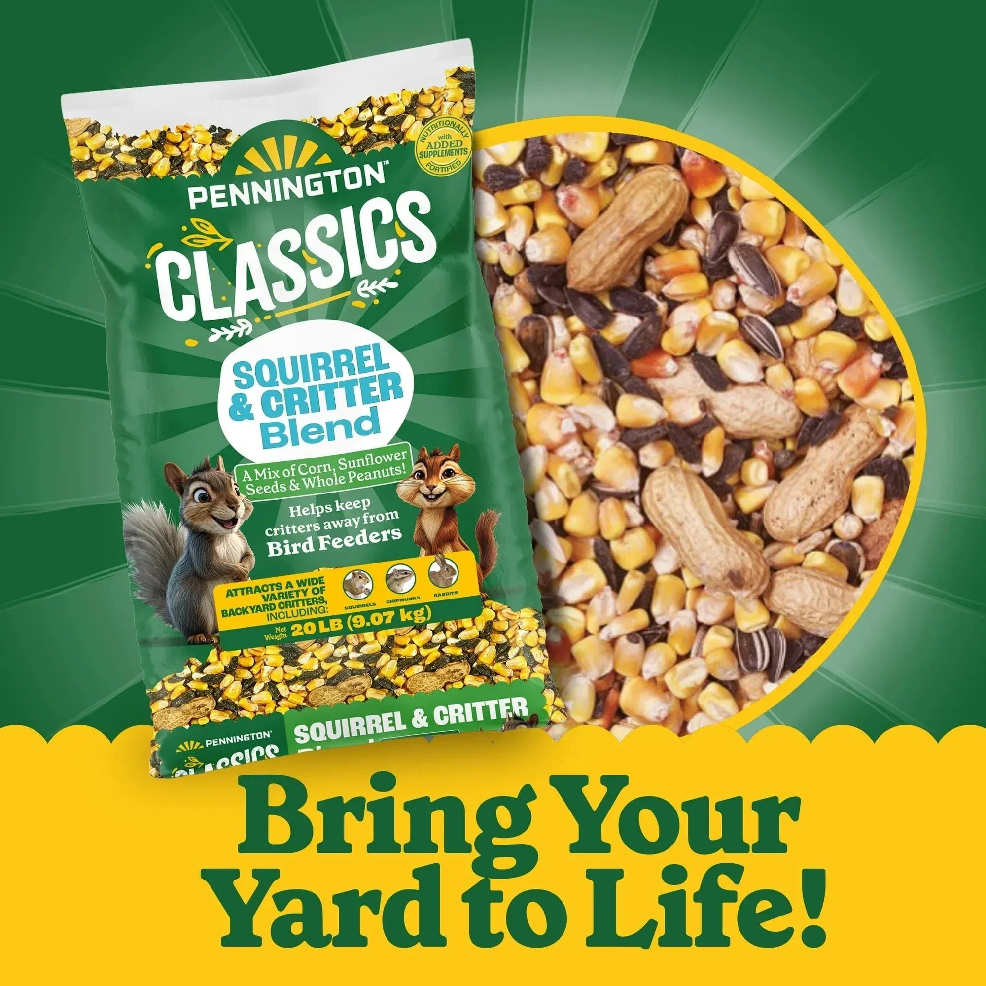 Pennington Classics Squirrel & Critter Blend Wildlife Food - USA MEGA SHOP