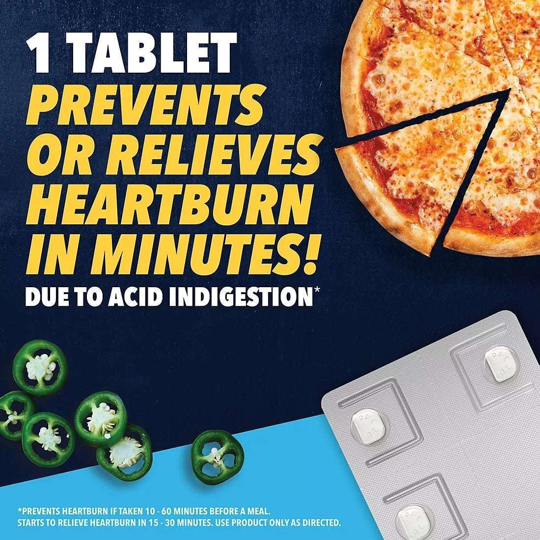 Pepcid AC Maximum Strength Heartburn Prevention & Relief Tablets, 100 Count