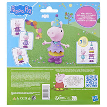 Peppa Pig dress-up figure set back with photos and included clothing pieces