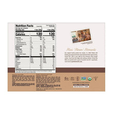 Nutrition facts panel for Perfect Bar mini protein bars, 1 bar serving sizes