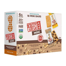 Protein bar variety pack, Perfect Bar mini boxes in dark chocolate and peanut butter flavors