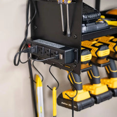 Permasteel24-6-6-BayHeavyDutyWallMountedPowerToolOrganizer1-_2 - USA Mega Shop
