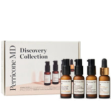 Discovery serum collection set with six bottles and box, assorted dropper serums