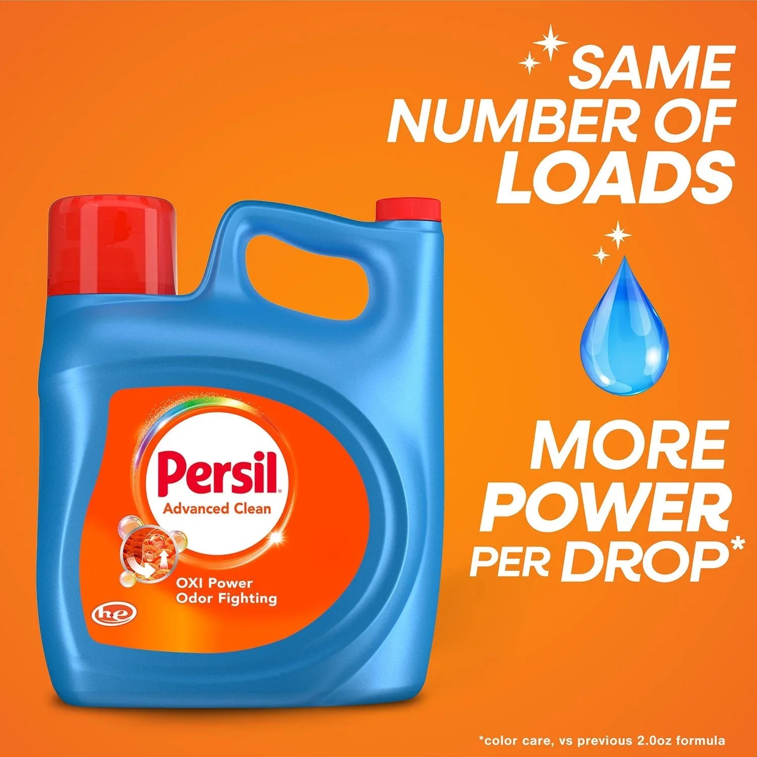 Persil Advanced Clean Oxi+Odor Liquid Laundry Detergent, 120 loads, 202 fl. oz. - USA MEGA SHOP