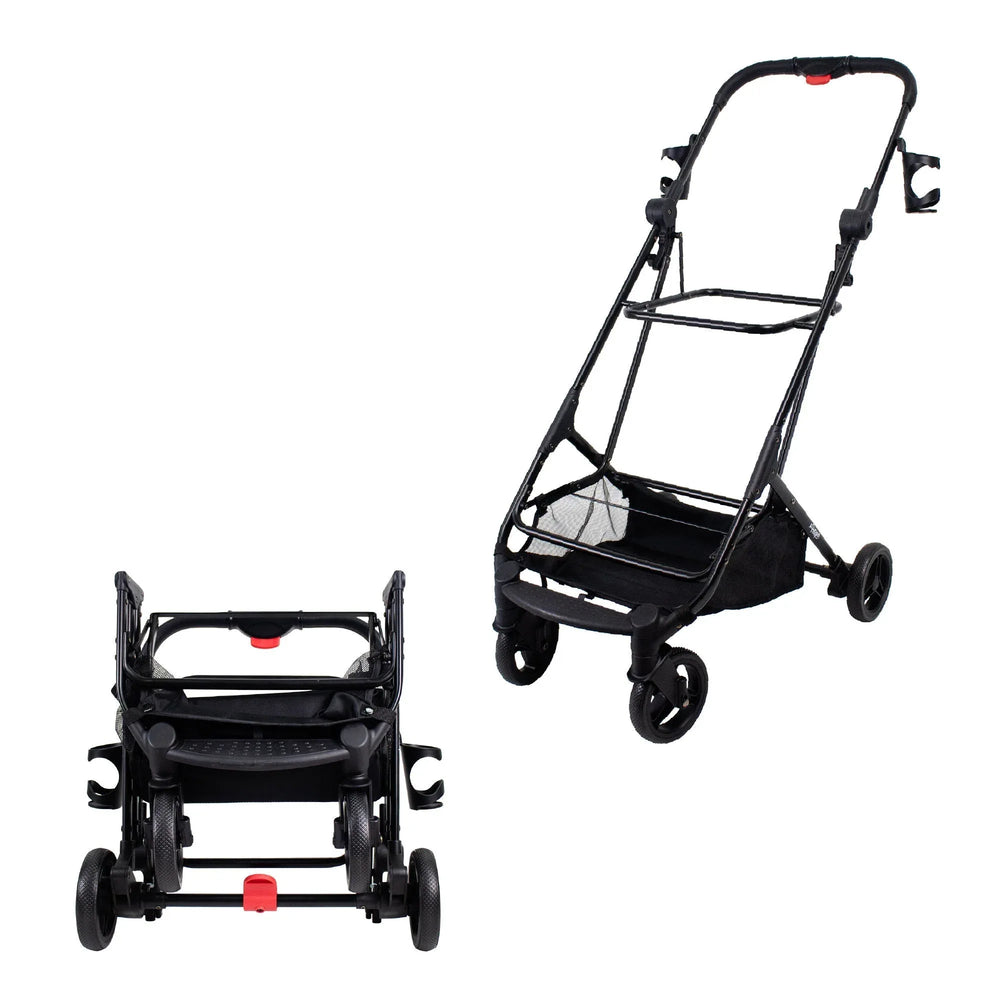 Petique Deluxe Double Decker Gray Pet Stroller With Accessory Bundle - USA MEGA SHOP