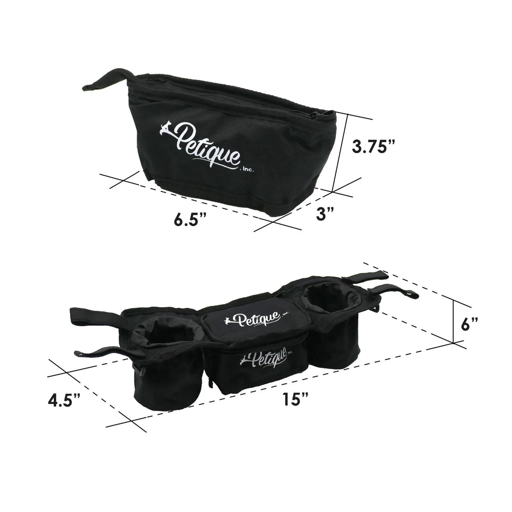Petique Trailblazer Gray Pet Jogger with Accessory Bundle - USA MEGA SHOP