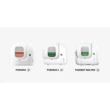 Petkit litter box trash bag compartment on a white automated litter box