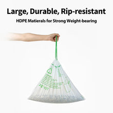 Petkit rip-resistant litter trash bag held open by a hand
