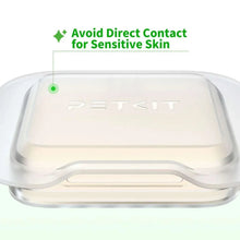 Clear Petkit odor eliminator cartridge case with white lid cover