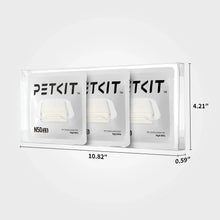 Three-pack Petkit N50 2.0 odor eliminator cartridges in clear tray