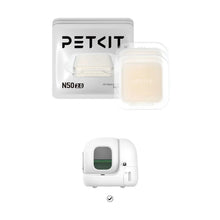 Petkit N50 2.0 odor eliminator cartridges in clear case with white lid
