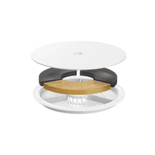 Petkit filter unit replacement parts with circular cartridges and mesh screen