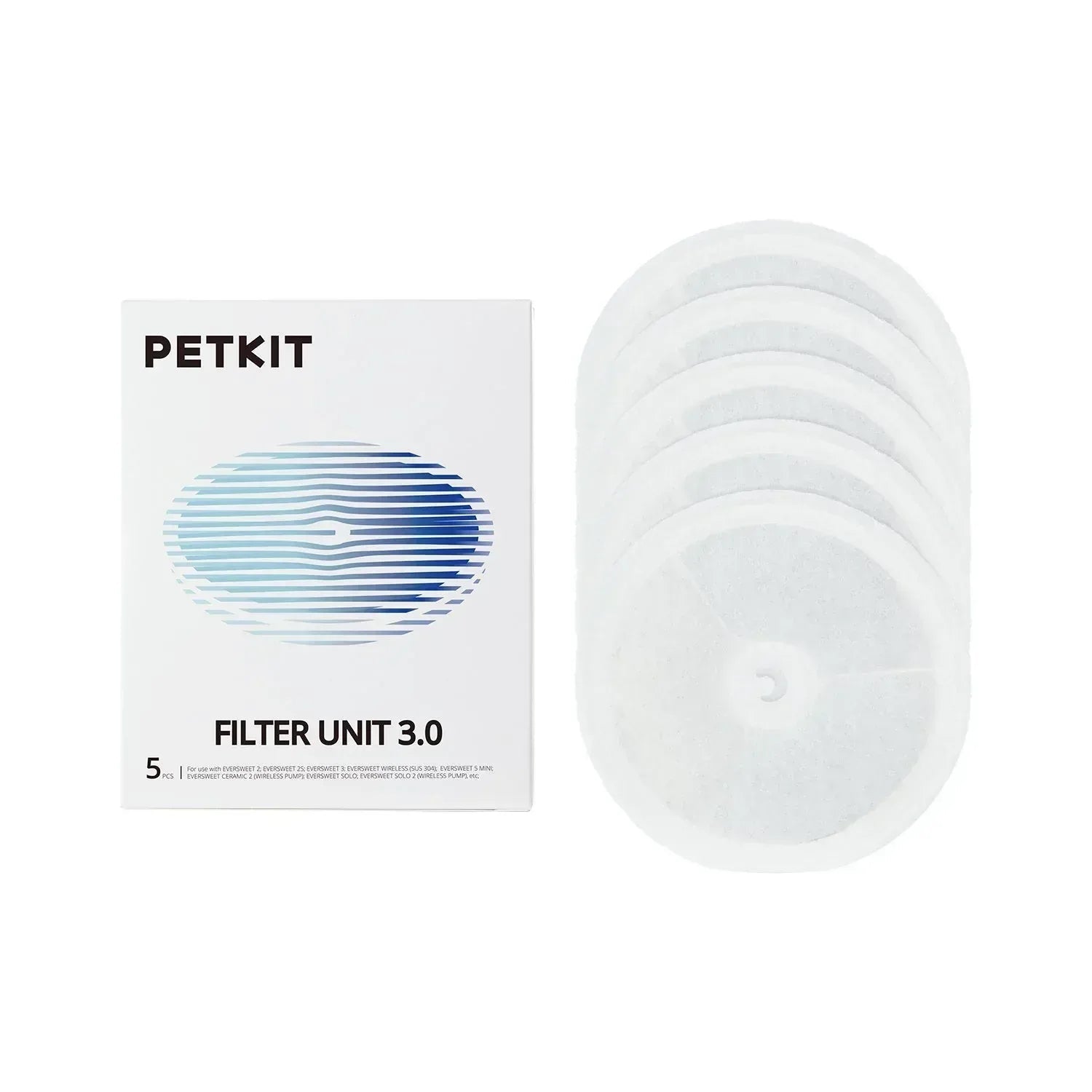 Petkit Replacement Water Filters, 5pk.